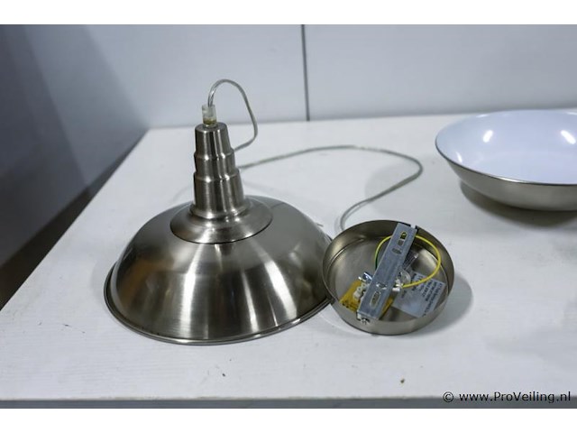 Industriële hanglampen - 2 stuks - afbeelding 1 van  3