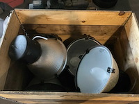 Industriële hanglampen (6x) - afbeelding 4 van  4