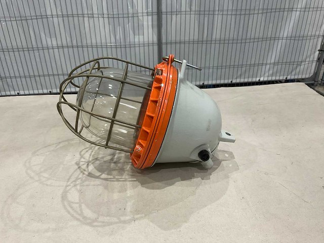 Industriële kooi lamp - afbeelding 3 van  6