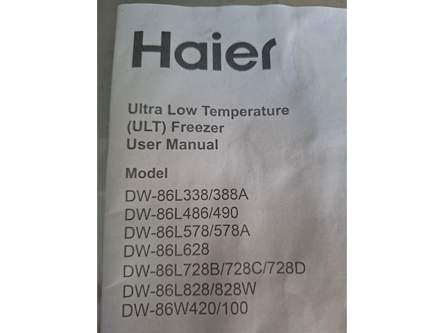 Industriële laboratorium vrieskast, haier biomedical, dw-86l628 - afbeelding 5 van  14