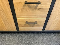 Industriële maatwerk kast – hout/staal - afbeelding 6 van  8