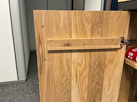 Industriële maatwerk kast – hout/staal - afbeelding 8 van  8
