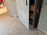 Industriële metalen opbergkasten / legerkasten set - afbeelding 1 van  1