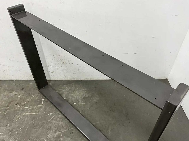 Industriële metalen tafelpoot (2x) - afbeelding 2 van  6