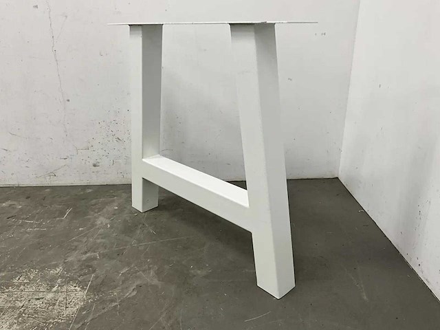 Industriële metalen tafelpoot (2x) - afbeelding 2 van  4