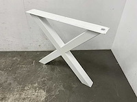 Industriële metalen tafelpoot (2x) - afbeelding 1 van  6