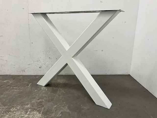 Industriële metalen tafelpoot (2x) - afbeelding 2 van  6