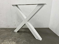 Industriële metalen tafelpoot (2x) - afbeelding 2 van  6