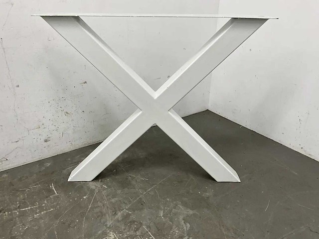 Industriële metalen tafelpoot (2x) - afbeelding 3 van  6