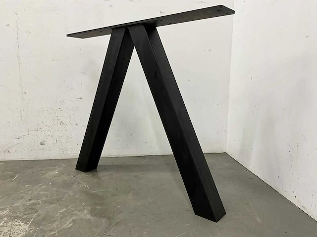 Industriële metalen tafelpoot (2x) - afbeelding 3 van  4