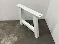 Industriële metalen tafelpoot (2x) - afbeelding 1 van  4