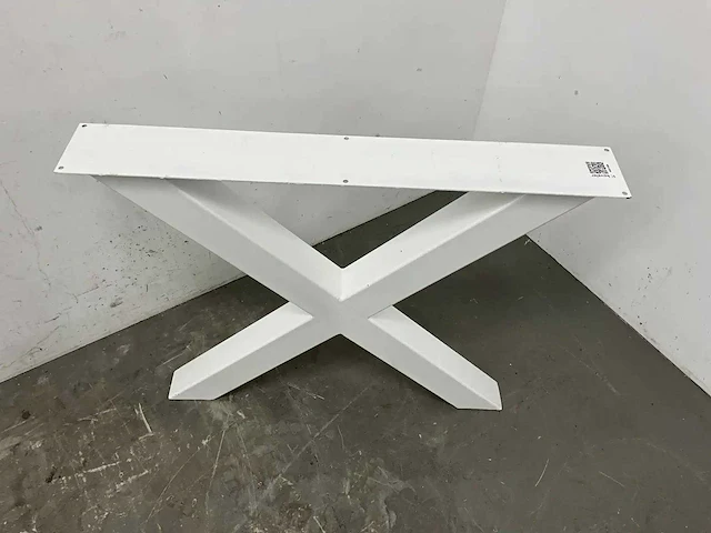 Industriële metalen tafelpoot (2x) - afbeelding 4 van  6