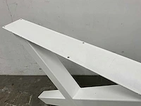 Industriële metalen tafelpoot (2x) - afbeelding 6 van  6