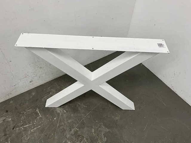 Industriële metalen tafelpoot (2x) - afbeelding 4 van  5