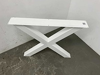 Industriële metalen tafelpoot (2x) - afbeelding 4 van  5