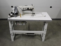 Industriele naaitafel global, type wf955. afmeting 105 x 55 cm. incompleet, werking onbekend.