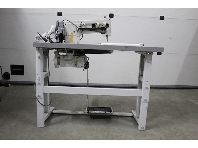 Industriele naaitafel global, type wf955. afmeting 105 x 55 cm. incompleet, werking onbekend. - afbeelding 5 van  5