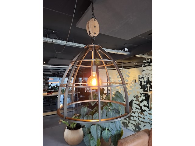 Industriële plafondlamp - afbeelding 2 van  4