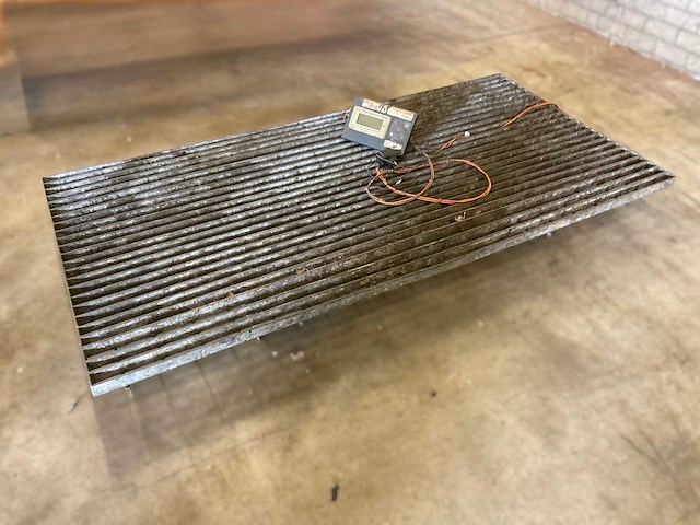 Industriële plateauweegschaal | 2x1 mtr - afbeelding 1 van  3