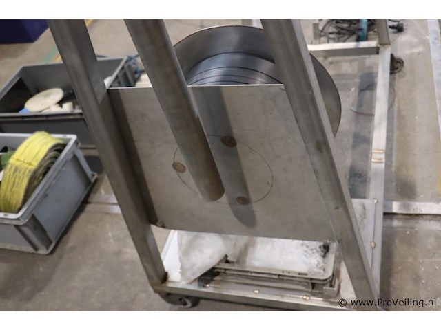 Industriële rolhouder/dispenserwagen - afbeelding 7 van  11