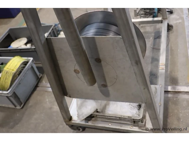 Industriële rolhouder/dispenserwagen - afbeelding 7 van  11