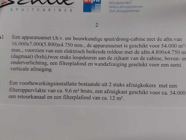 Industriële spuitcabine met geïntegreerde droogfunctie – compleet systeem - afbeelding 15 van  24