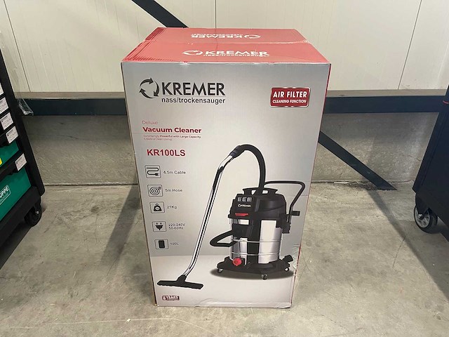 Industriële stofzuiger - kremer kr100ls - afbeelding 6 van  9