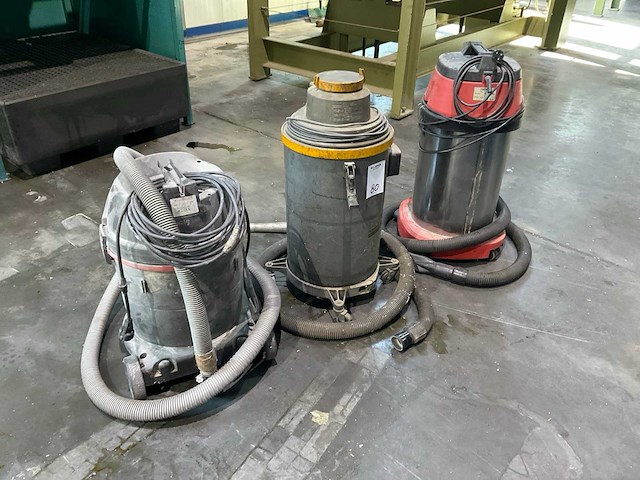 Industriële stofzuiger (3x) - afbeelding 1 van  7
