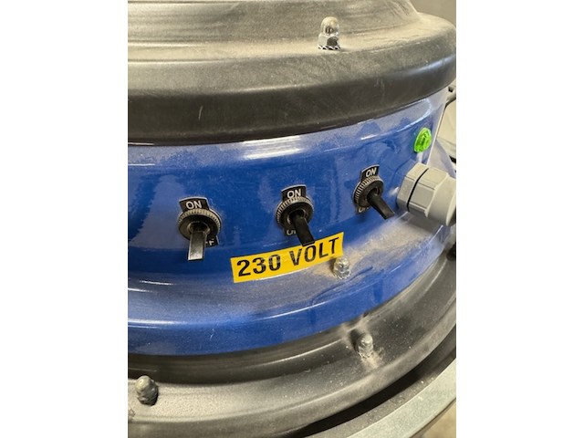 Industriële stofzuiger blastrac, bdc-1330, blauw - afbeelding 6 van  6