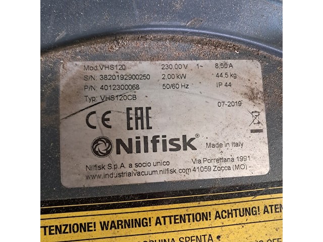 Industriële stofzuiger en vlindermachine, o.a nilfisk - afbeelding 3 van  12