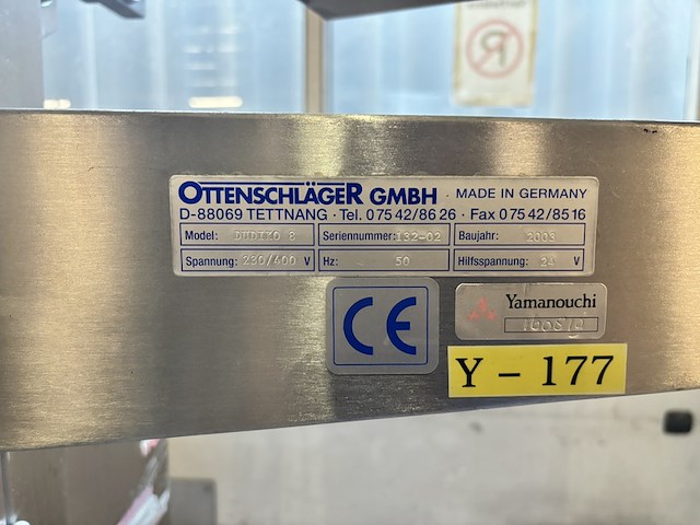 Industriële tablet-/capsule en doseermachine, ottenschläger gmbh, dudiko 8, 2003 - afbeelding 4 van  8