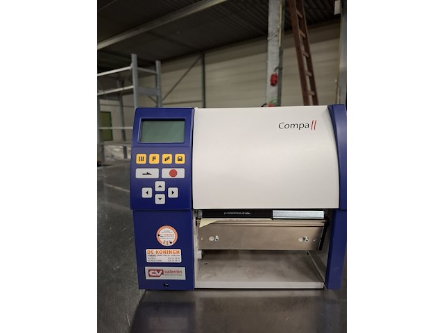 Industriële thermische labelprinter carl valentin compa ii - afbeelding 2 van  5