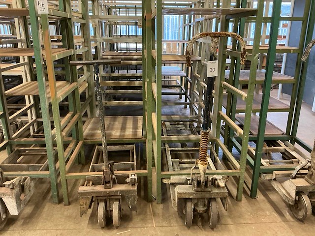 Industriële transportkar (2x) - afbeelding 9 van  10