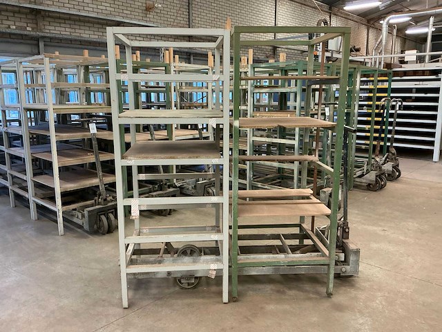 Industriële transportkar (2x) - afbeelding 4 van  5