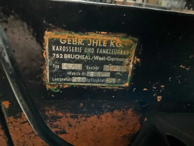 Industriële trekker - gebr. jhle - 1980 - afbeelding 9 van  9