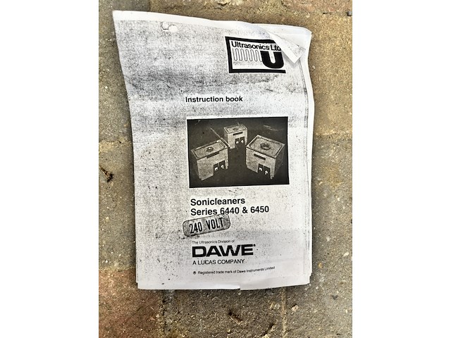Industriële ultrasoon reiniger, dawe instruments ltd., 6440ae - afbeelding 4 van  4