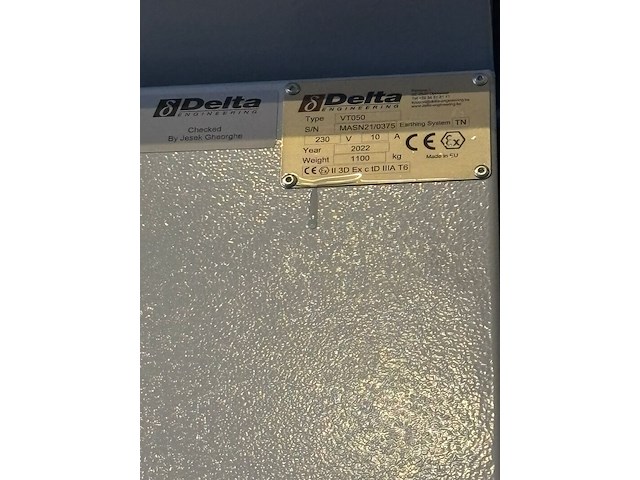 Industriële valtestinstallatie, delta engineering, vt050, 2022 - afbeelding 13 van  27