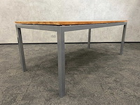 Industriële vergadertafel 200x94 massief - afbeelding 4 van  10