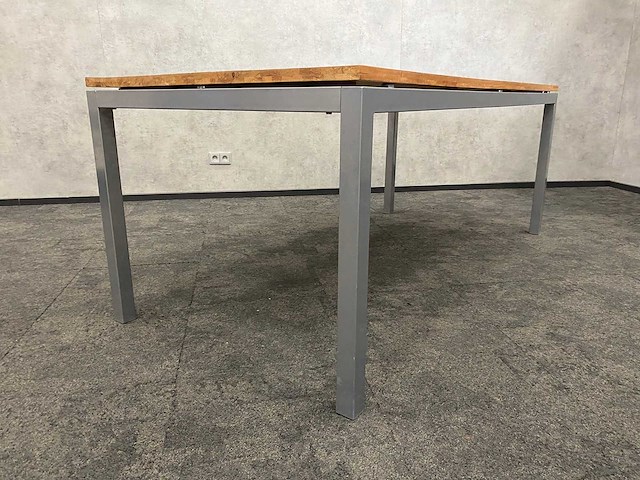Industriële vergadertafel 200x94 massief - afbeelding 5 van  10