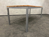 Industriële vergadertafel 200x94 massief - afbeelding 5 van  10