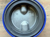 Industriële vlinderklep, amri, dn100 pn10/16, blauw/zwart/grijs, dn100 | pn10/16 | vergrendelbare hendel - afbeelding 4 van  7