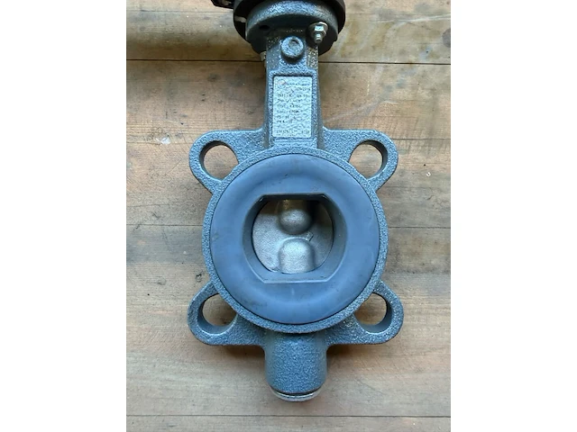 Industriële vlinderklep, faf armaturen, 2011-a dn50 pn16, blauwgrijs/zwart, 2016, epdm | 08/2016 - afbeelding 2 van  7