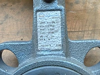 Industriële vlinderklep, faf armaturen, 2011-a dn50 pn16, blauwgrijs/zwart, epdm | handbediend - afbeelding 3 van  7
