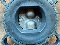 Industriële vlinderklep, faf armaturen, 2011-a dn50 pn16, blauwgrijs/zwart, epdm | handbediend - afbeelding 4 van  7