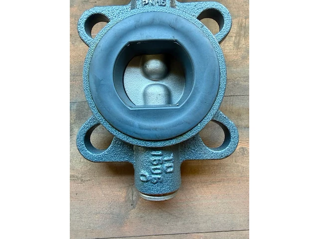 Industriële vlinderklep, faf armaturen, 2011-a dn50 pn16, blauwgrijs/zwart, epdm | handbediend - afbeelding 7 van  7