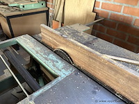 Industriële zaagmachine danckaert, uitgerust met een schuiftafel en een zaagblad - afbeelding 3 van  3