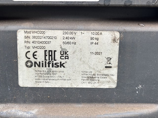 Industriële zuiger, nilfisk, vho200, 2021 - afbeelding 4 van  12