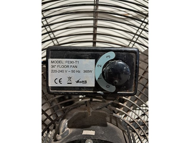 Industrieventilator 20.000m³/uur 230v, homeeasy, fe90-t1, 2018 - afbeelding 7 van  9