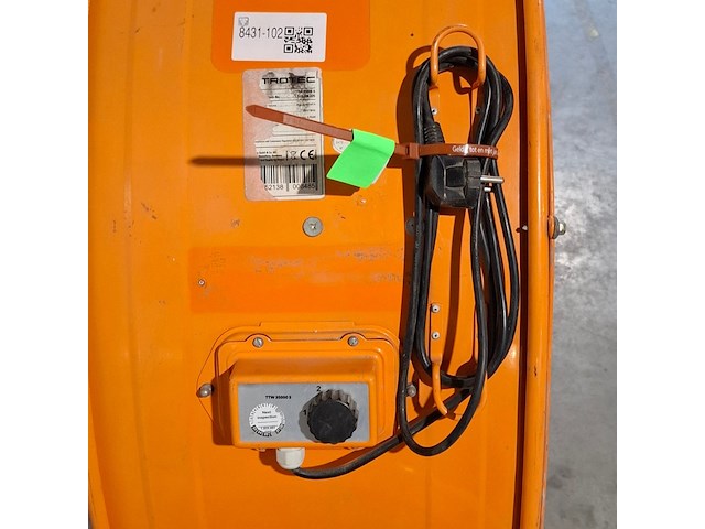 Industrieventilator 28.500m³/uur 230v kantelbaar trotec, ttw 35000 s, bouwjaar 2016 - afbeelding 2 van  12