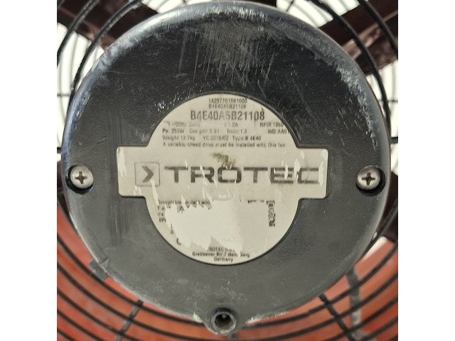 Industrieventilator 4.500m³/uur 230v trotec, ttv 4500, bouwjaar 2015 - afbeelding 5 van  6